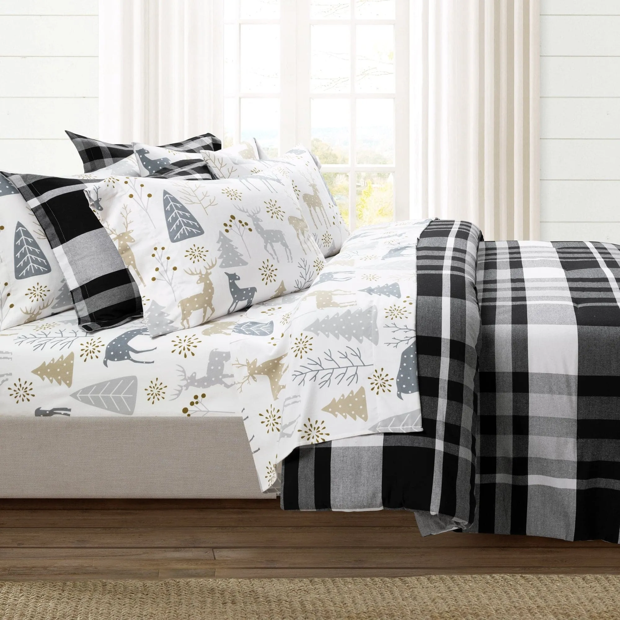 Wonderland Soft Flannel Sheet Set