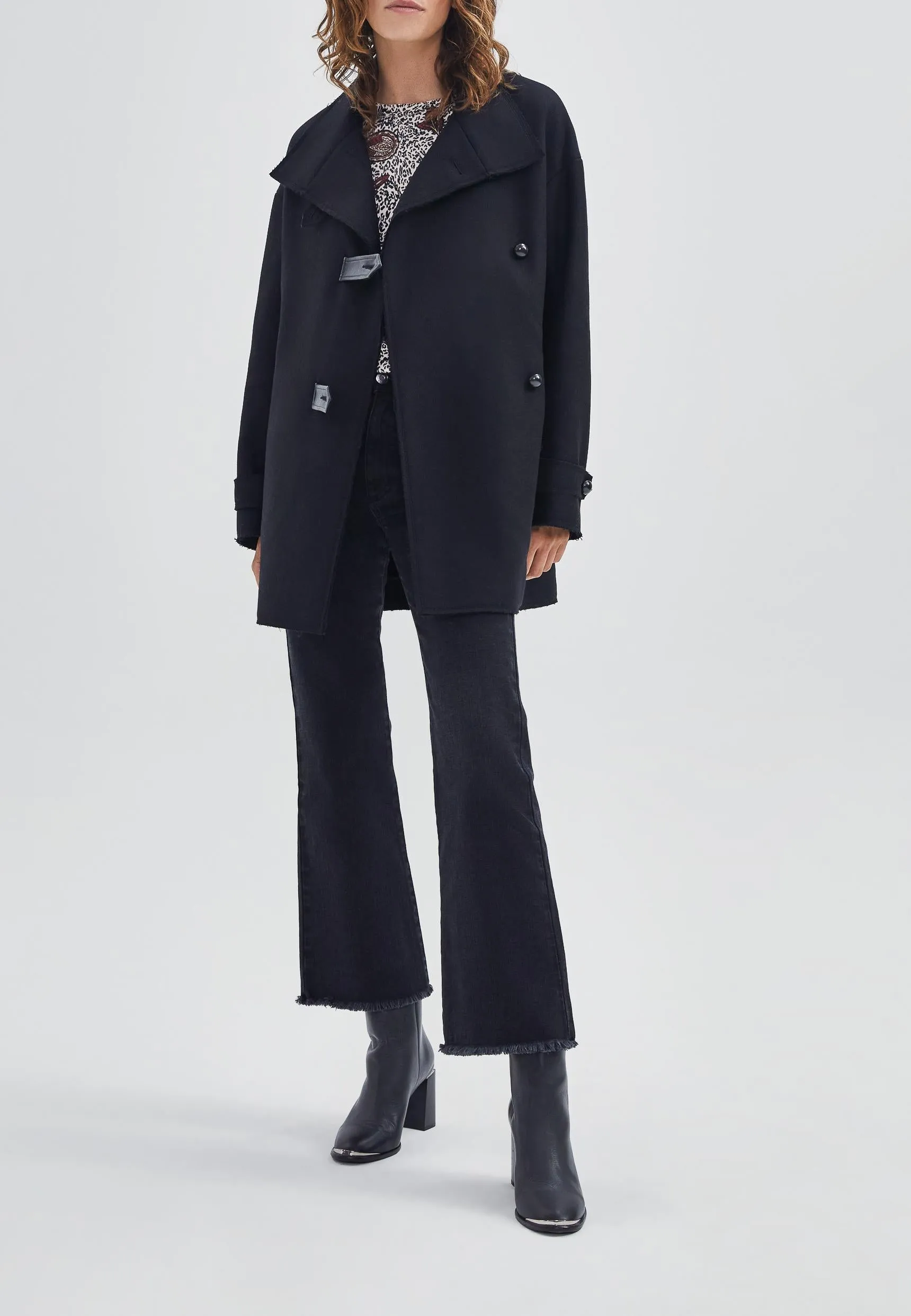 Wool-Blend Coat