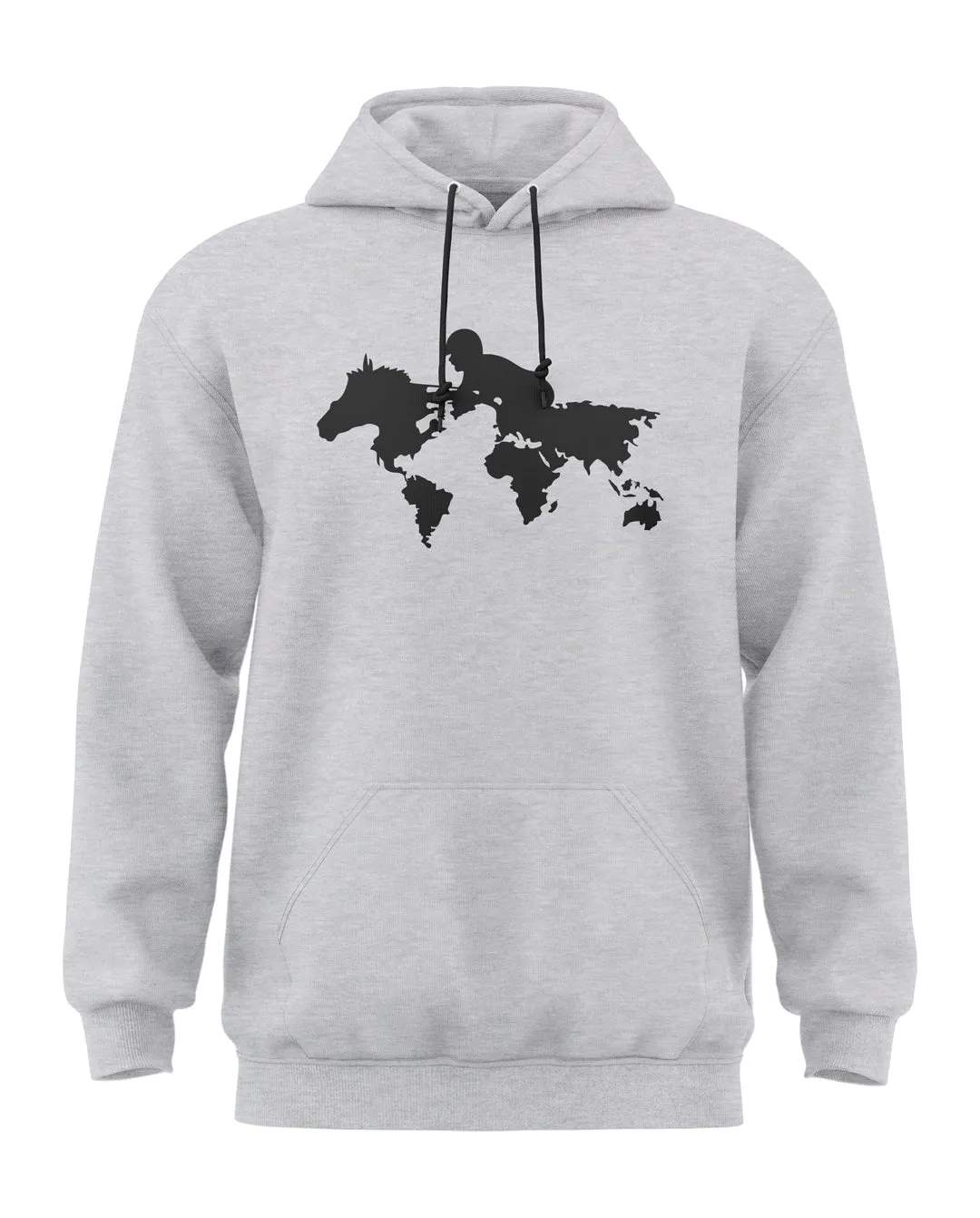 World Map Hourse Style Classic Hoodie